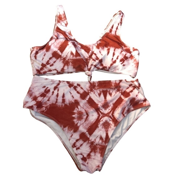 SHEIN Other - Shein Women’s 2-piece Tie Front High Waisted Bikini, Size 4X